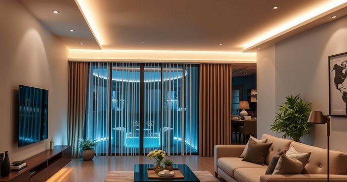 Automação de Iluminação Residencial transforma seu lar em um espaço inteligente e eficiente Automação de Iluminação Residencial transforma seu lar em um espaço inteligente e eficiente
