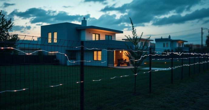 Cerca elétrica completa para segurança residencial e comercial Cerca elétrica completa para segurança residencial e comercial