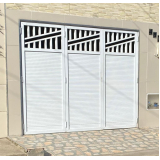 fabricante de portão de alumínio de correr para garagem Horizonte