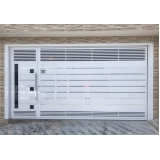 orçamento de fabricante de portão de alumínio de correr para garagem Paraipaba